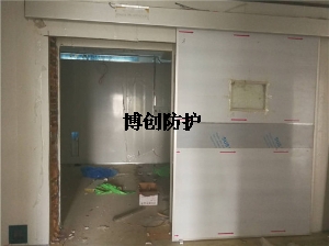 防辐射电动铅门安装及工作原理